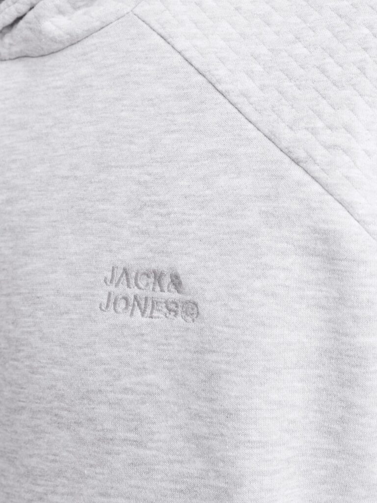 Preţ JACK & JONES Bluză de molton 'JJESTAPLE'  gri amestecat