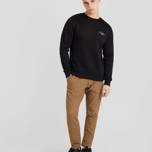 Preţ JACK & JONES Bluză de molton 'JJFerris'  negru / alb