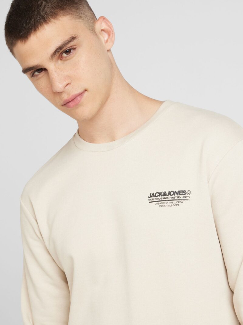 Preţ JACK & JONES Bluză de molton 'JJOLIVE'  bej / negru