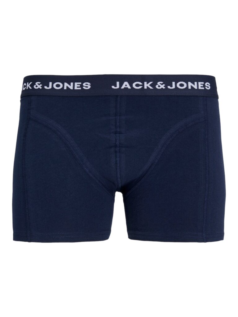 JACK & JONES Boxeri 'JACBLACK FRIDAY'  bleumarin / gri închis / roșu carmin / alb preţ