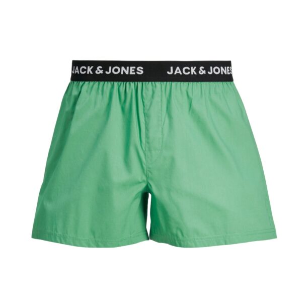 JACK & JONES Boxeri 'JACBRYCE'  verde deschis / negru / alb