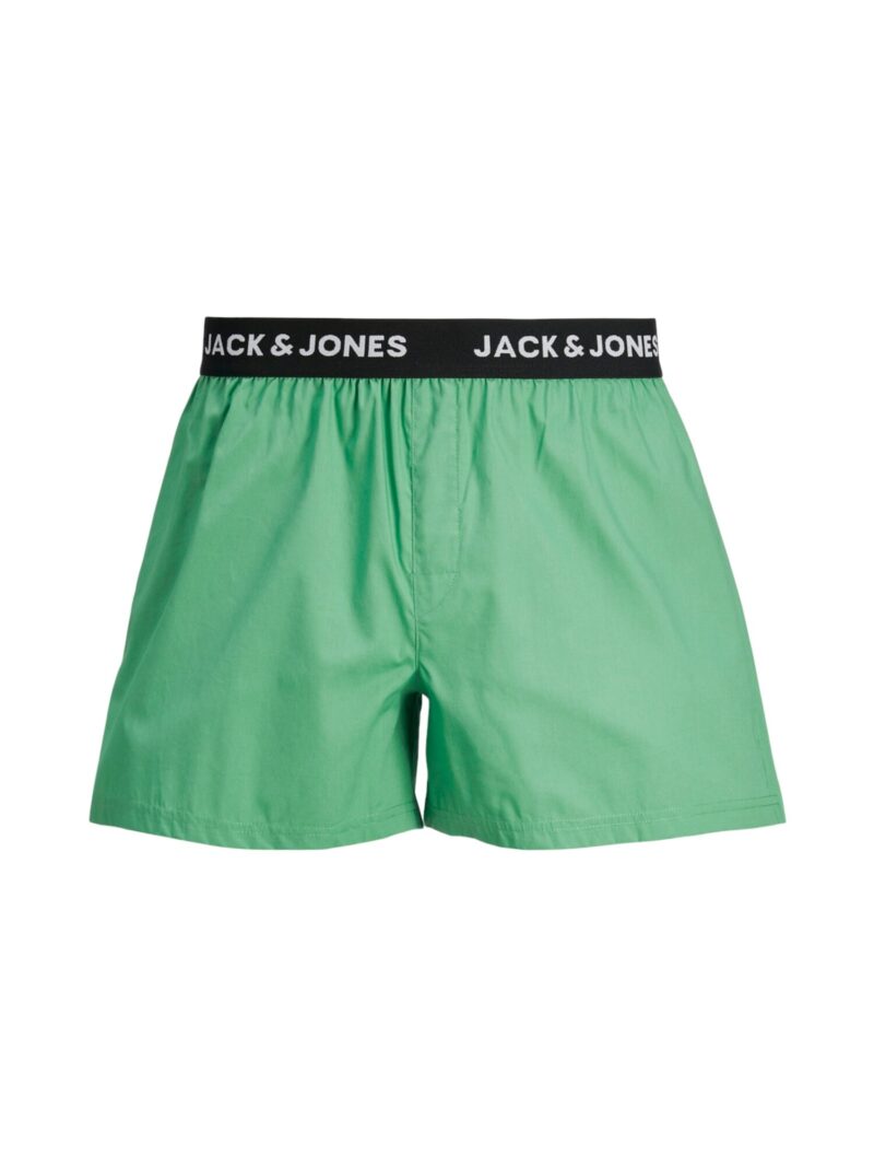 JACK & JONES Boxeri 'JACBRYCE'  verde deschis / negru / alb