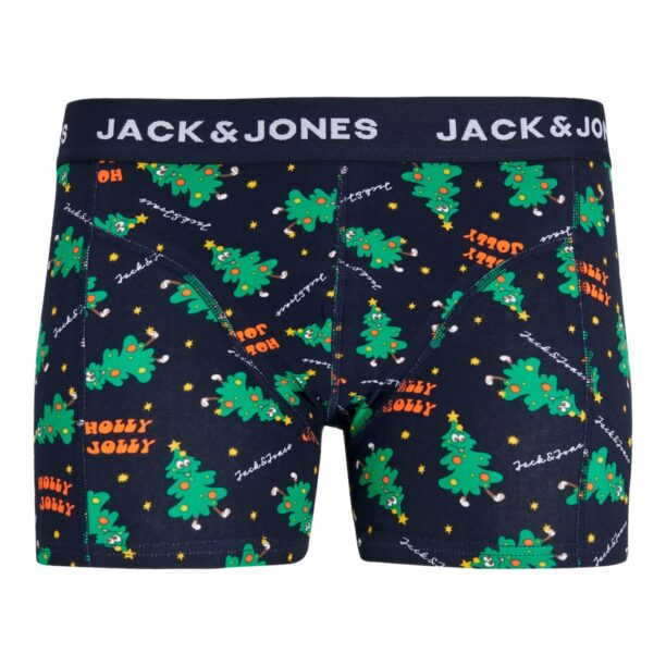 JACK & JONES Boxeri 'JACHOLLY JOLLY'  bleumarin / gri grafit / verde limetă / negru preţ