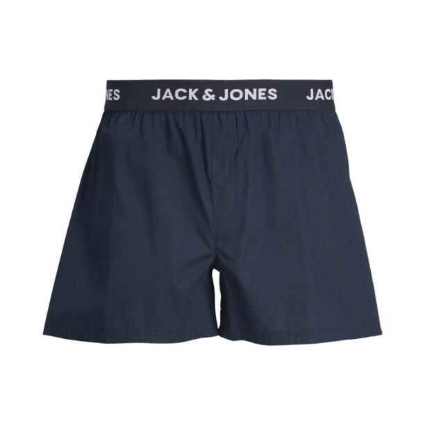 JACK & JONES Boxeri 'JACHector'  bleumarin / albastru fumuriu / azuriu / alb murdar preţ