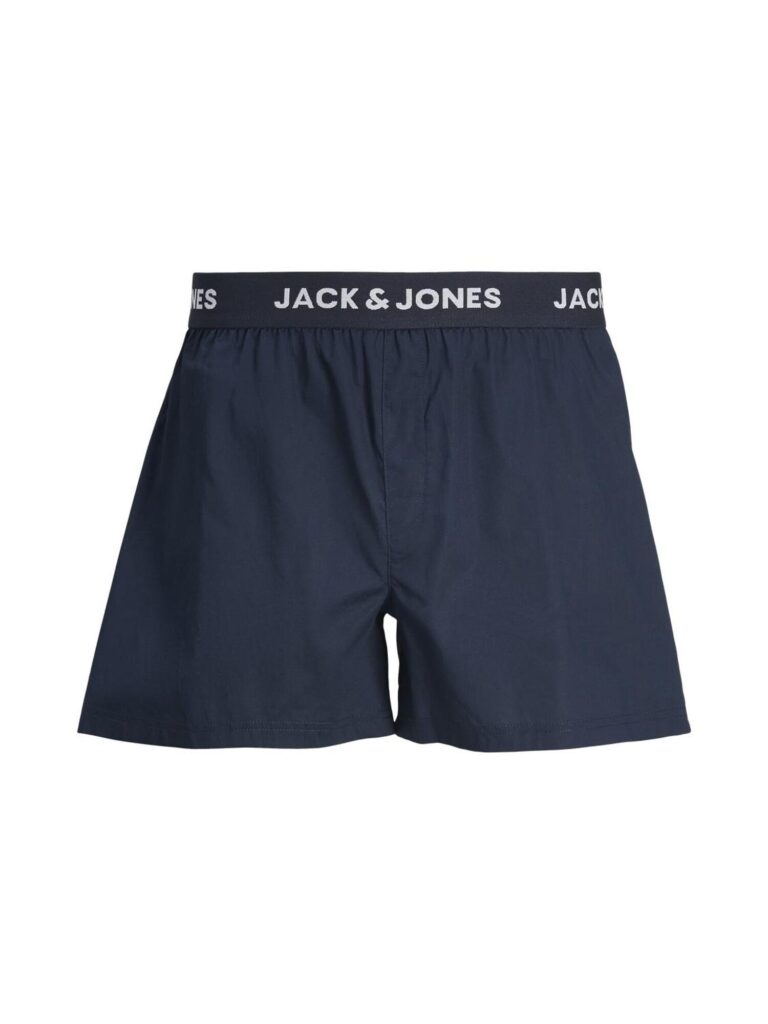 JACK & JONES Boxeri 'JACHector'  bleumarin / albastru fumuriu / azuriu / alb murdar preţ