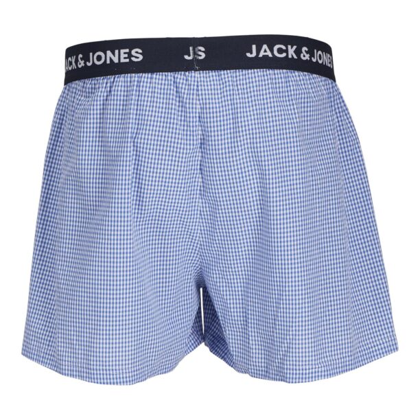 JACK & JONES Boxeri 'JACHector'  bleumarin / albastru fumuriu / azuriu / alb murdar