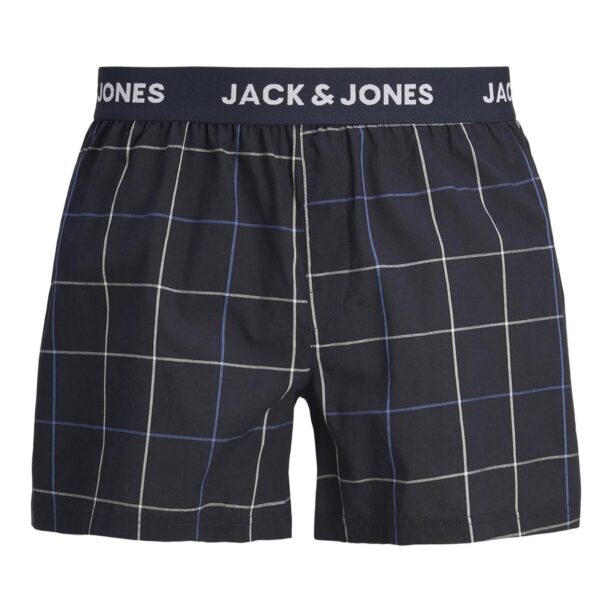 JACK & JONES Boxeri 'JACJackson'  bleumarin / albastru deschis / negru / alb preţ