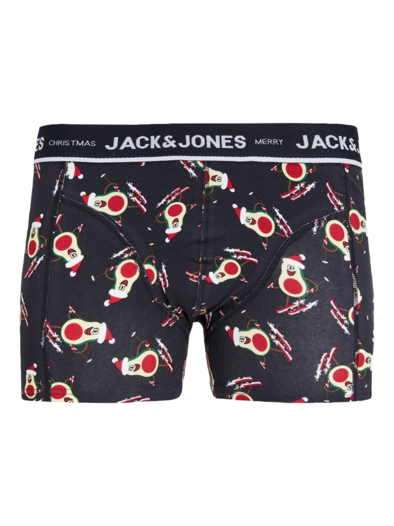 JACK & JONES Boxeri 'JACMERRY X-MAS'  bleumarin / roșu / alb preţ