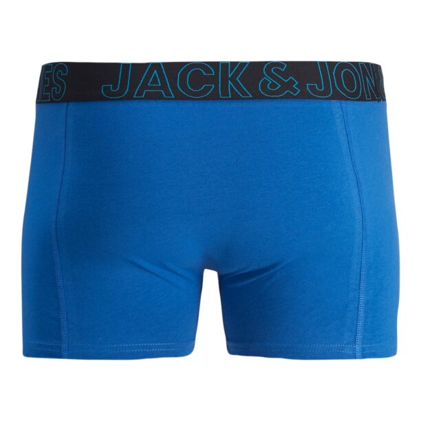 JACK & JONES Boxeri 'JACMURPHY'  albastru regal / gri / portocaliu / negru preţ