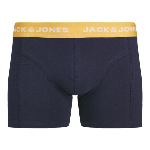 JACK & JONES Boxeri 'JACSKULLROCK'  albastru marin / galben închis / alb preţ