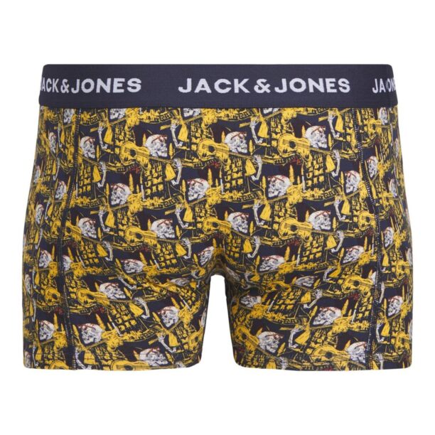 Preţ JACK & JONES Boxeri 'JACSKULLROCK'  albastru marin / galben închis / alb