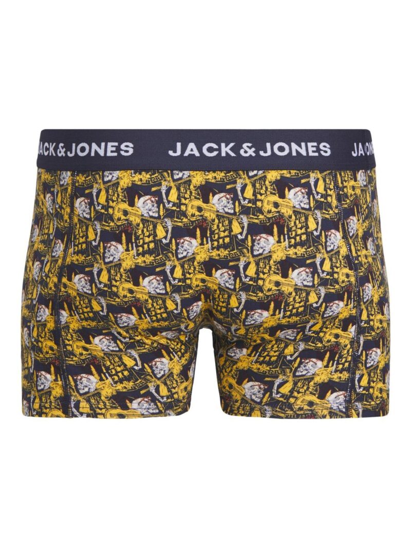 Preţ JACK & JONES Boxeri 'JACSKULLROCK'  albastru marin / galben închis / alb