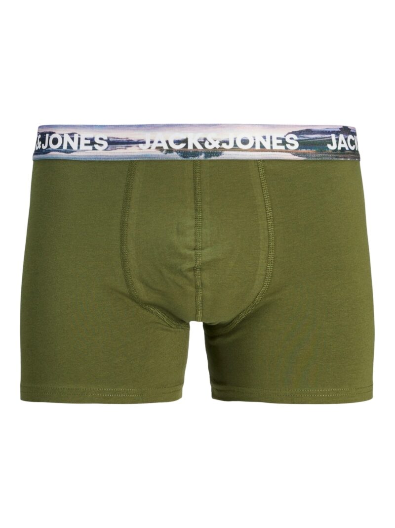 JACK & JONES Boxeri 'JACWAYNE'  albastru / opal / roșu carmin / negru preţ