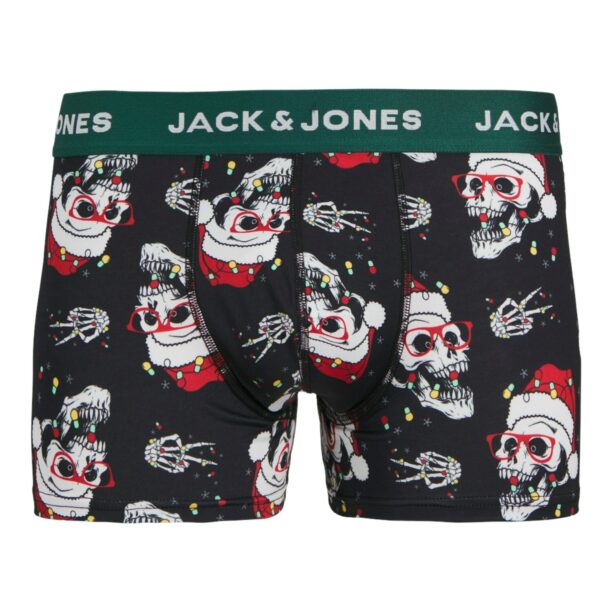 Preţ JACK & JONES Boxeri 'JACXMAS SKULLS'  verde pin / roșu / negru / alb