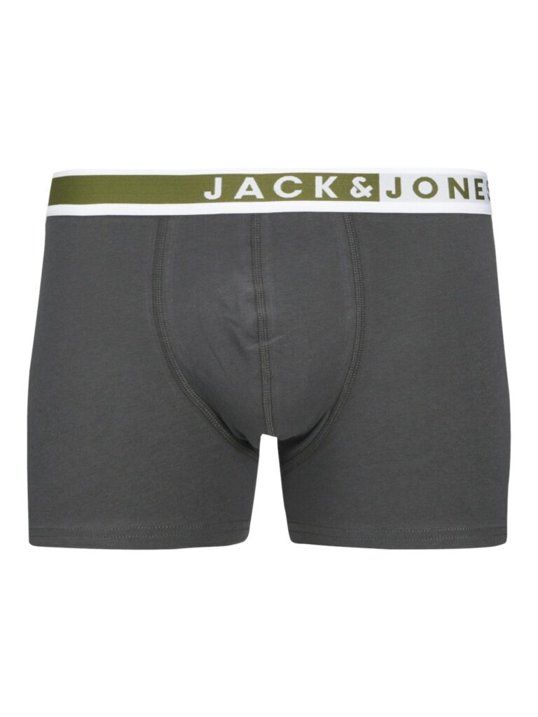 JACK & JONES Boxeri 'Jackarim'  albastru noapte / verde închis / negru / alb preţ