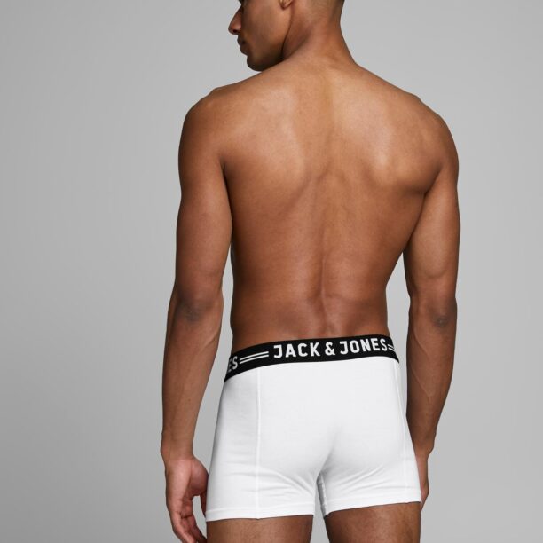 Cumpăra JACK & JONES Boxeri 'Sense'  negru / alb