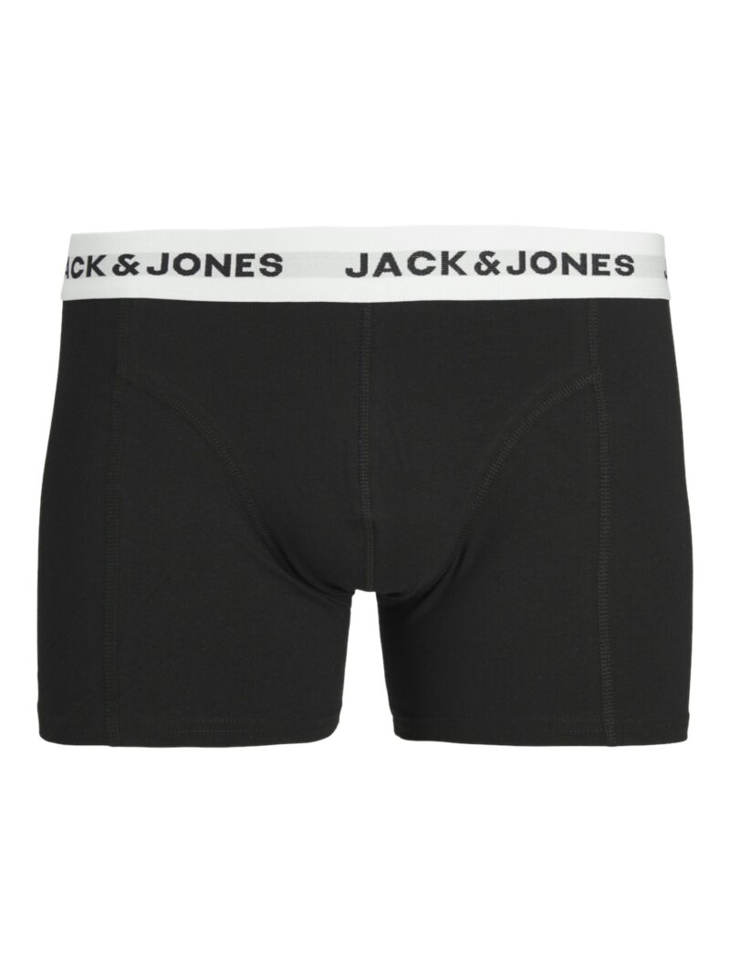 Original JACK & JONES Boxeri  grej / negru / alb