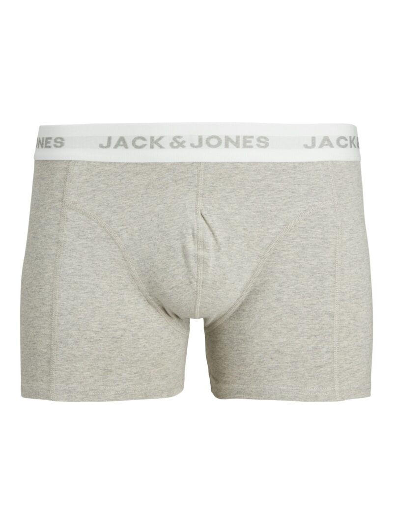 JACK & JONES Boxeri  grej / negru / alb