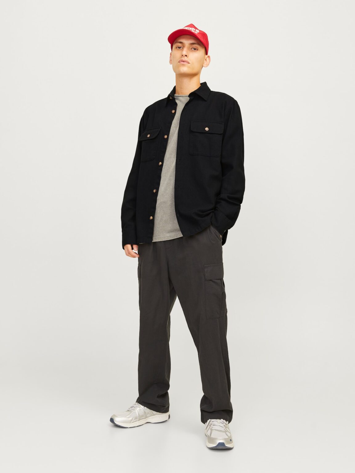 JACK & JONES Cămașă 'JJDARREN'  negru preţ