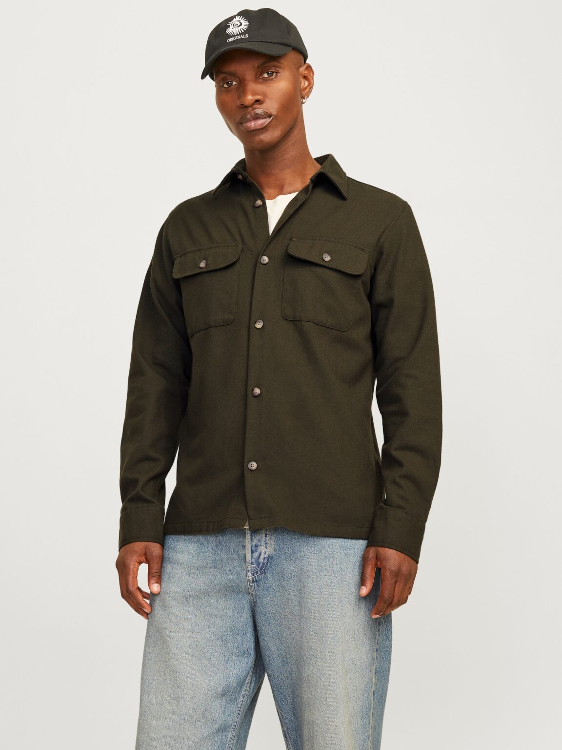 JACK & JONES Cămașă 'JJDARREN'  verde pin preţ