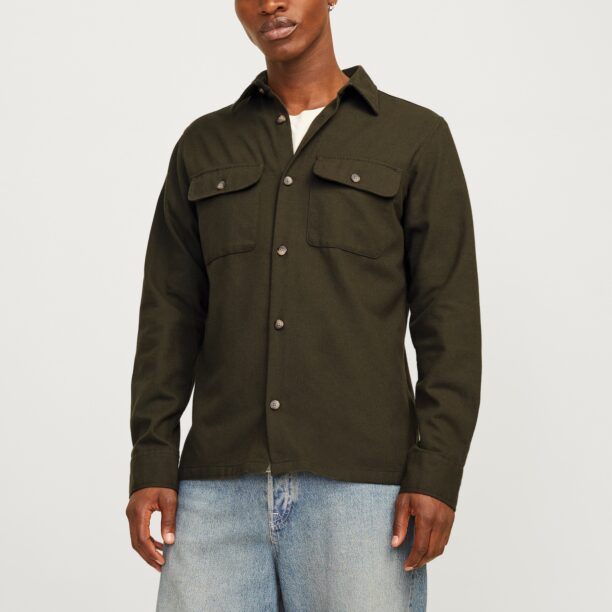 JACK & JONES Cămașă 'JJDARREN'  verde pin preţ