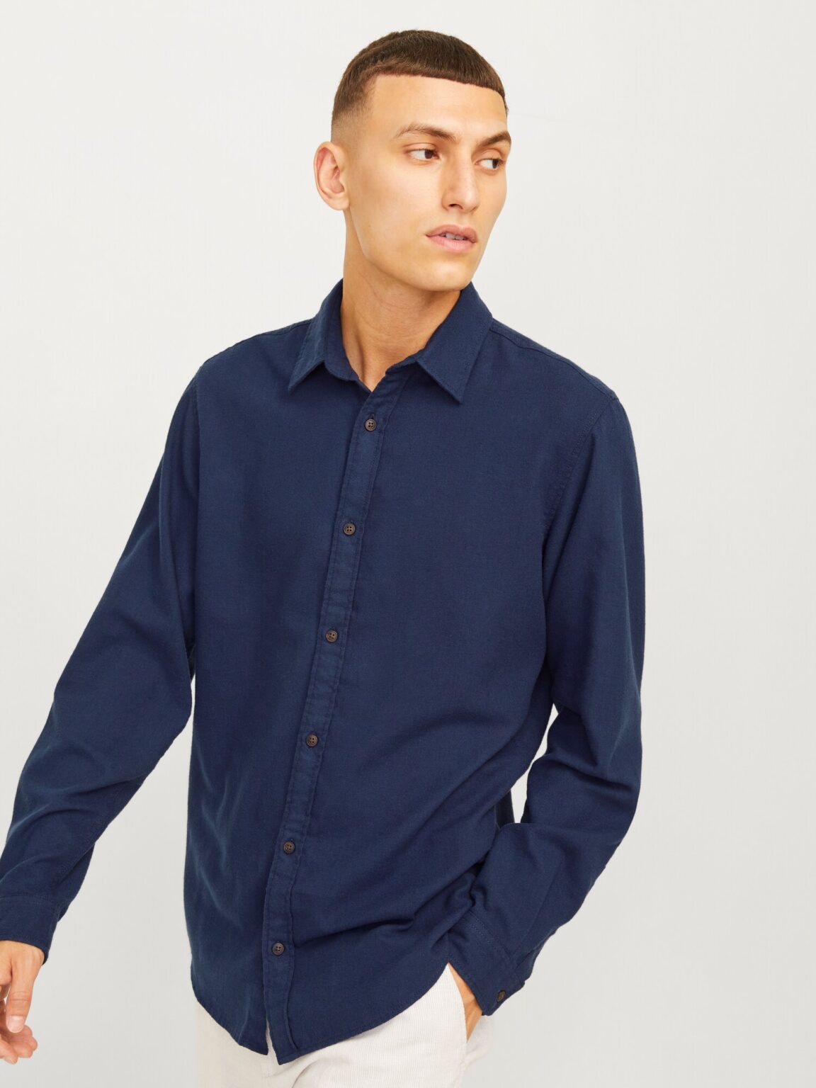 JACK & JONES Cămașă 'JJJOSHUA'  bleumarin preţ