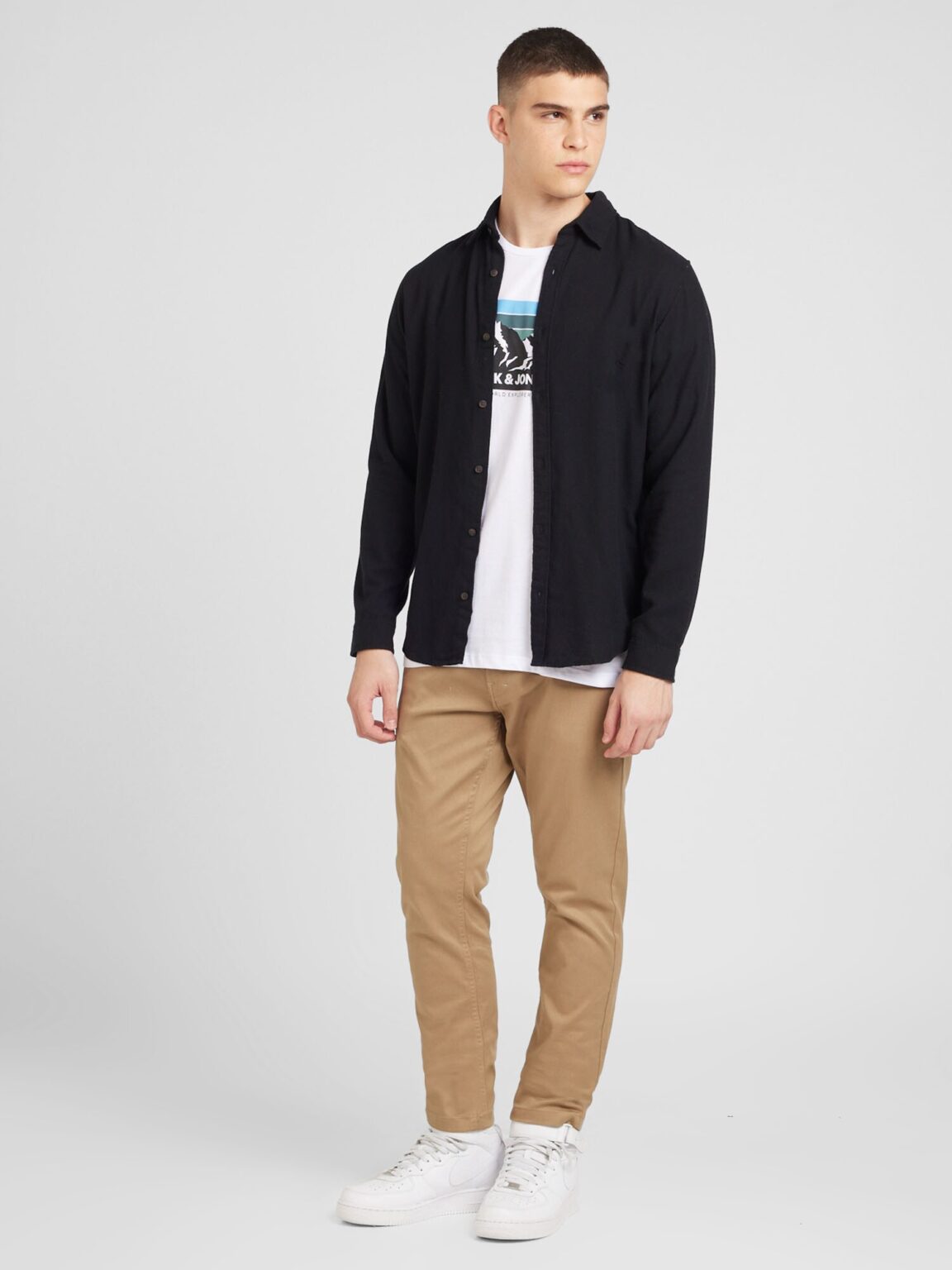 Cumpăra JACK & JONES Cămașă 'JJJOSHUA'  negru