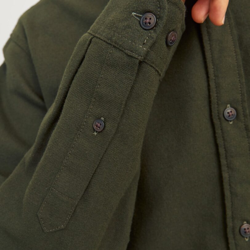 Cumpăra JACK & JONES Cămașă 'JJJOSHUA'  verde închis