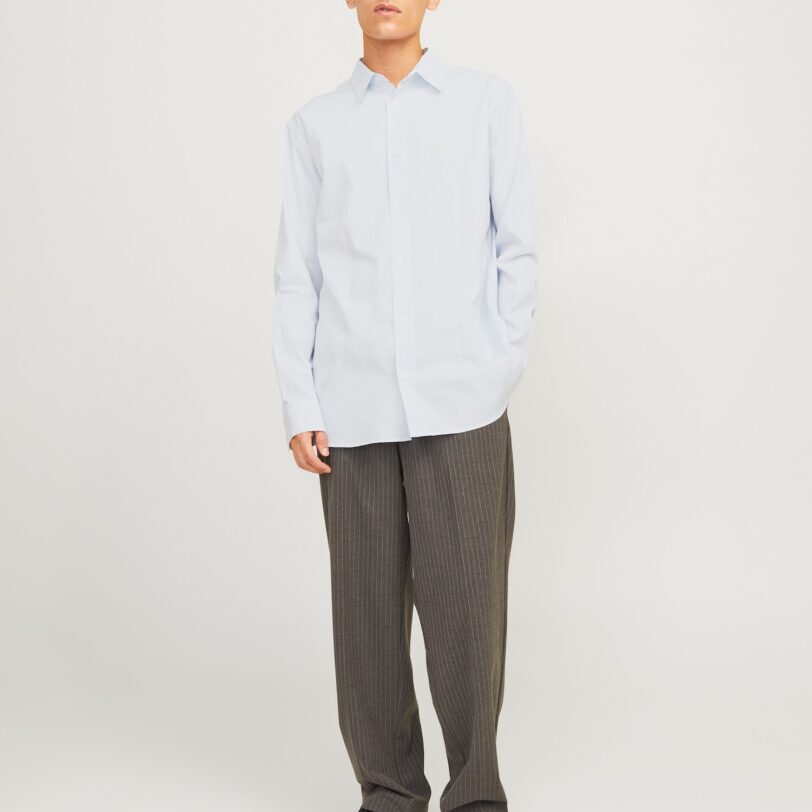 Cumpăra JACK & JONES Cămașă 'JPRBlabushwick Stanley'  albastru deschis / alb