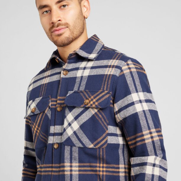 Cumpăra JACK & JONES Cămașă 'JPRRaymond'  bleumarin / galben închis / alb murdar