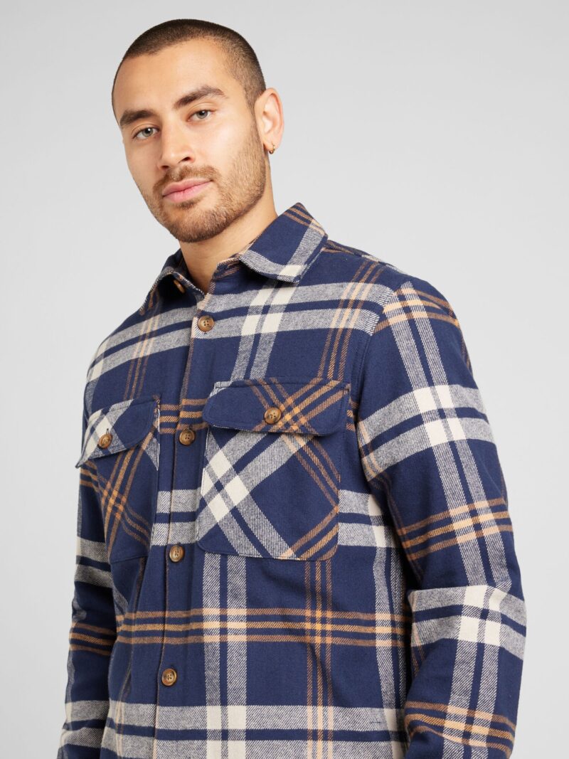 Cumpăra JACK & JONES Cămașă 'JPRRaymond'  bleumarin / galben închis / alb murdar