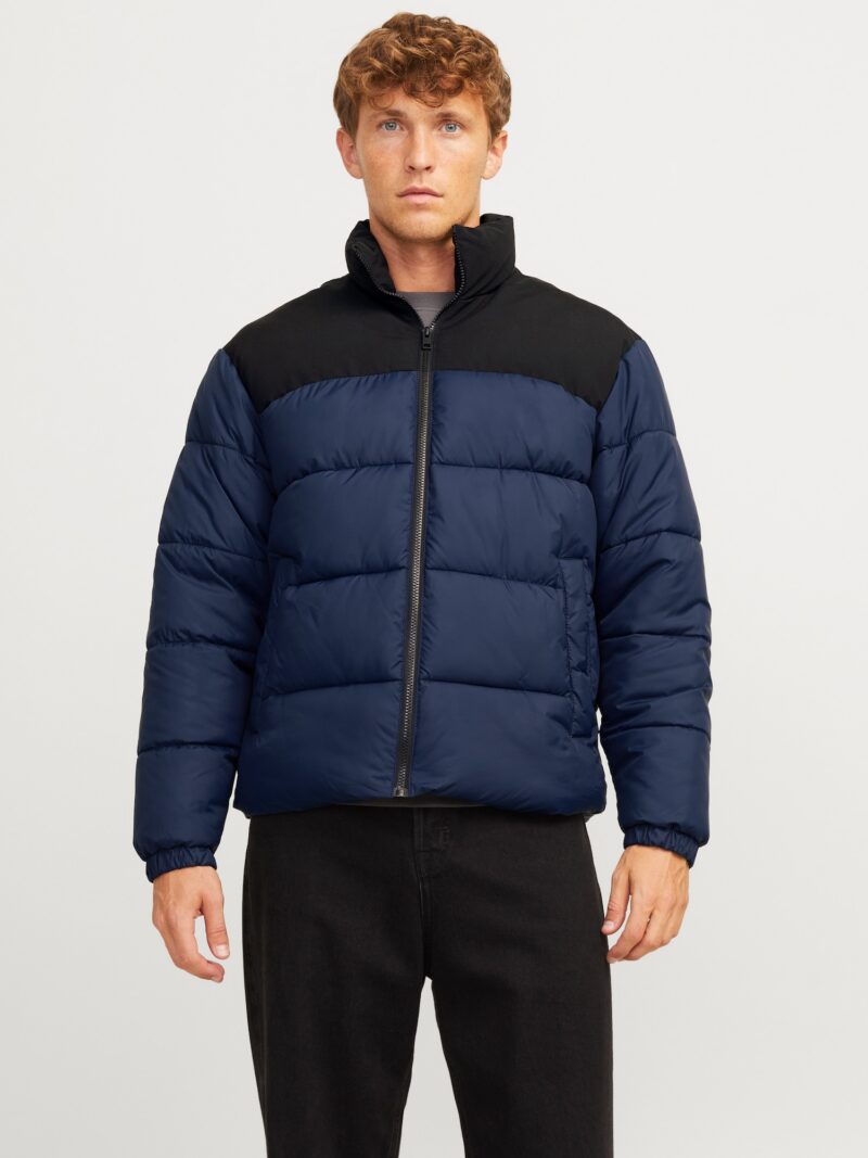 Original JACK & JONES Geacă de iarnă 'JJMOON'  albastru marin / negru