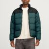 JACK & JONES Geacă de iarnă 'JJMOON'  verde smarald / negru