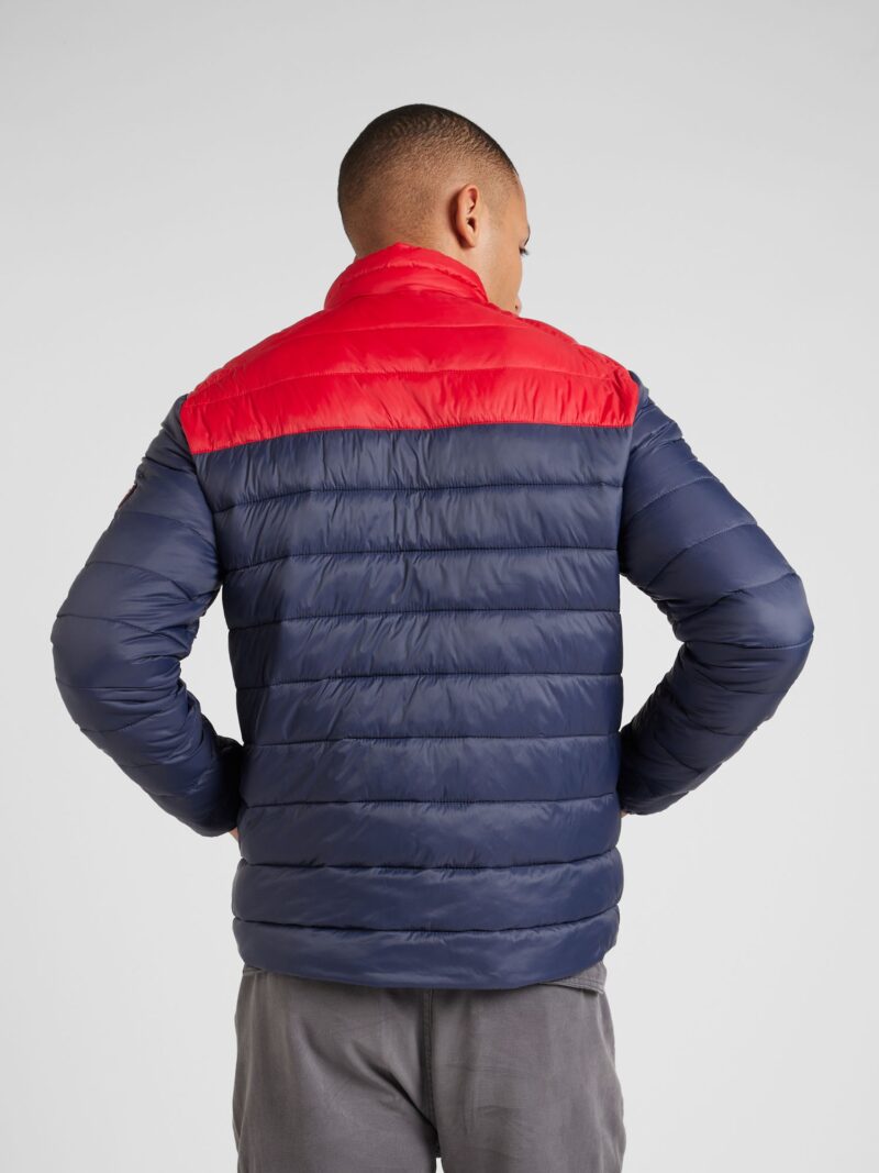 JACK & JONES Geacă de primăvară-toamnă 'JJESPRINT'  bleumarin / roșu / alb