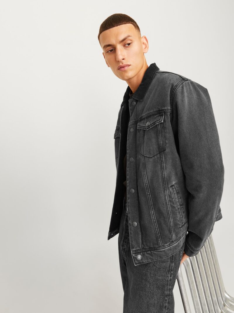 Original JACK & JONES Geacă de primăvară-toamnă 'JJIJEAN'  negru denim