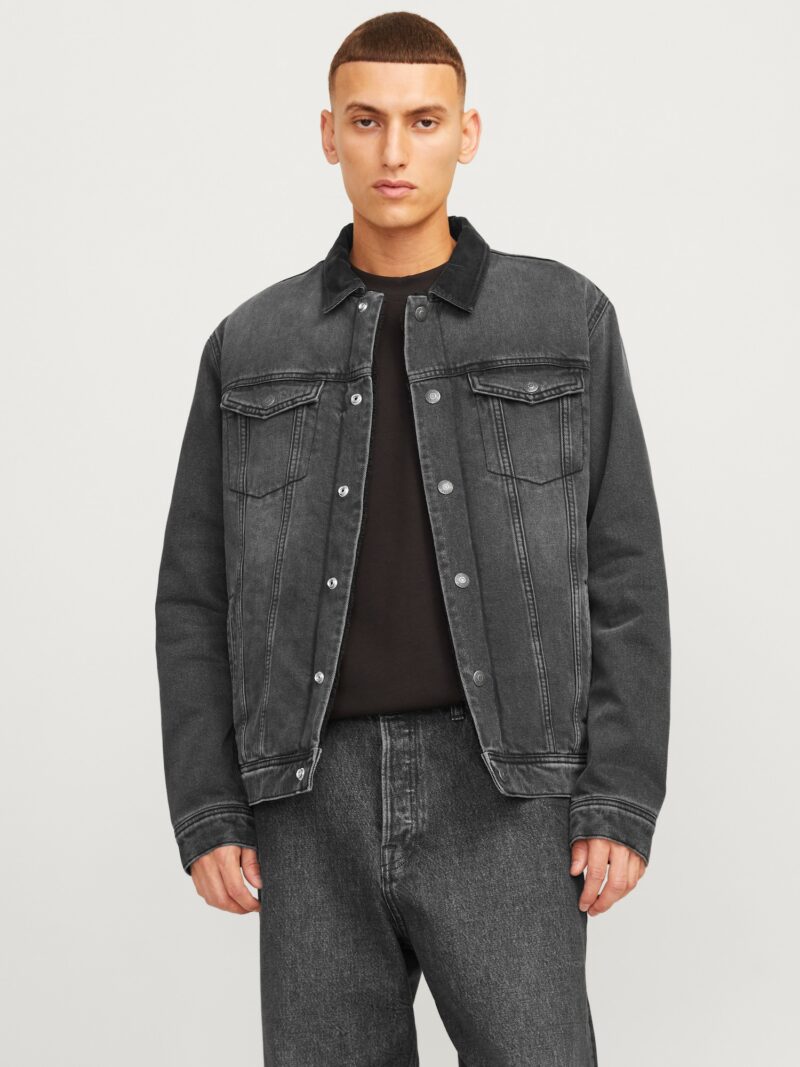 JACK & JONES Geacă de primăvară-toamnă 'JJIJEAN'  negru denim