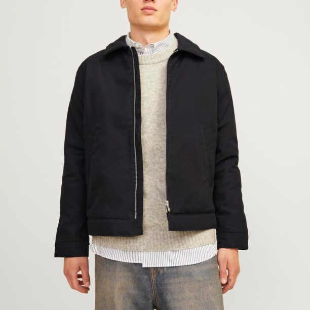 Original JACK & JONES Geacă de primăvară-toamnă 'JORBUSHWICK'  negru