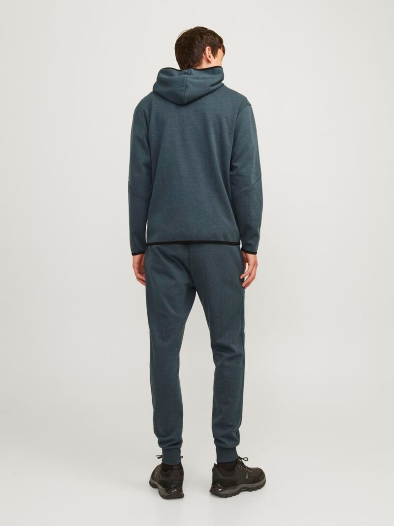 Cumpăra JACK & JONES Hanorac 'Fusion'  cyan / negru