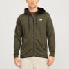 JACK & JONES Hanorac 'JCOAir'  gri / oliv / alb murdar