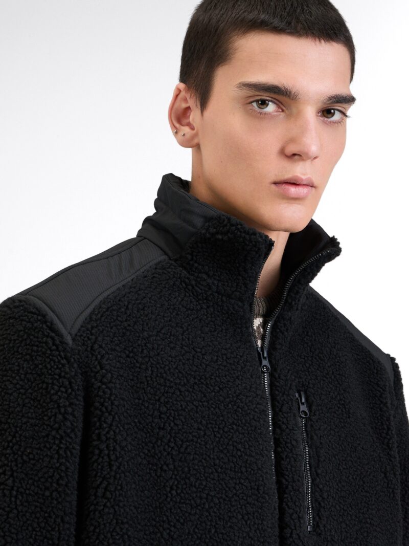 Preţ JACK & JONES Jachetă  fleece 'JCOECHO'  negru