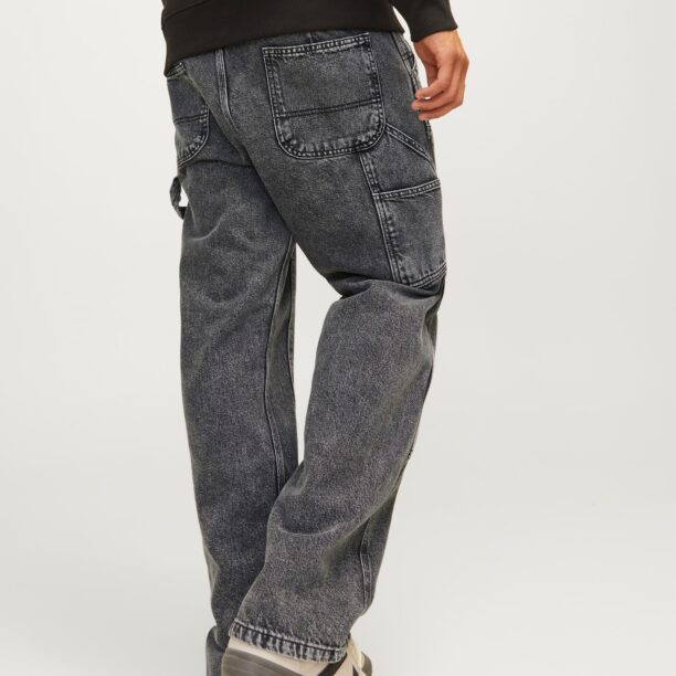 JACK & JONES Jeans 'JJIEDDIE JJPAINTER'  negru denim preţ