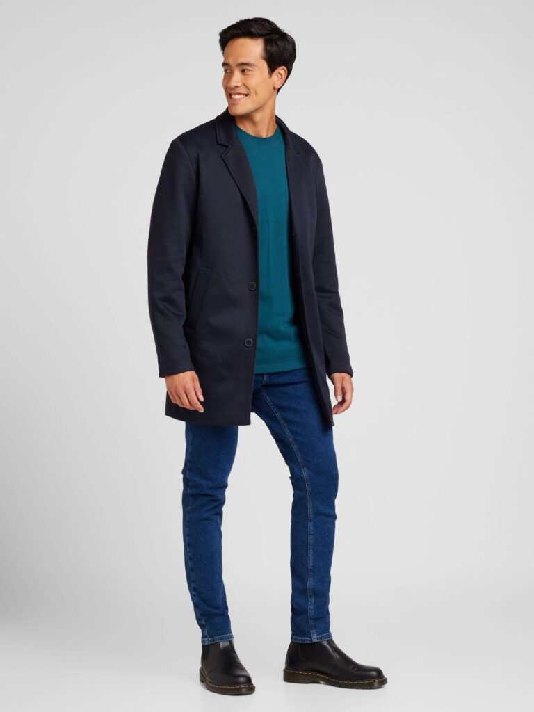 JACK & JONES Palton de primăvară-toamnă 'JJCHUCK'  bleumarin