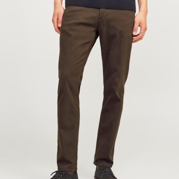 JACK & JONES Pantaloni 'JPSTGLENN JJORIGINAL'  maro închis