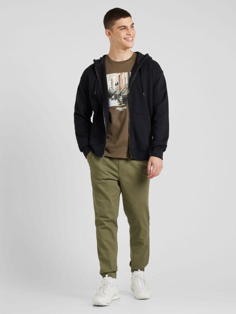 JACK & JONES Pantaloni 'JPSTGORDON JJDAVE'  oliv