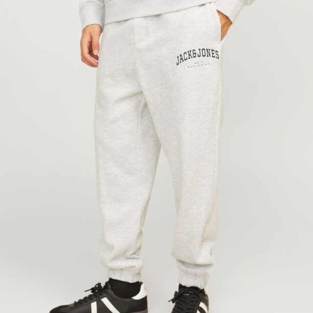 JACK & JONES Pantaloni 'JPSTKane Caleb'  negru / alb amestacat preţ