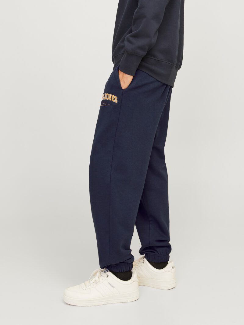 Cumpăra JACK & JONES Pantaloni 'JPSTKane JJCaleb'  bleumarin / portocaliu / alb