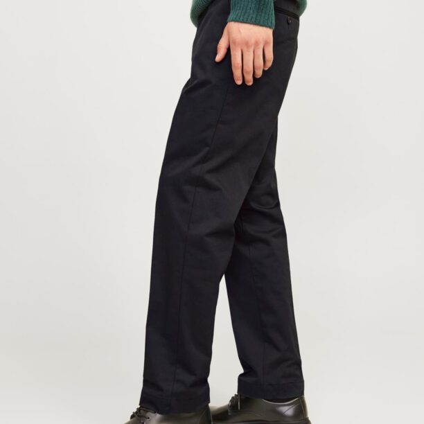 Original JACK & JONES Pantaloni cu dungă 'JPSTKane JJOtis'  negru