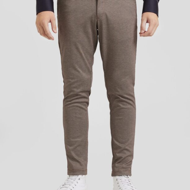 Preţ JACK & JONES Pantaloni eleganți 'JPSTMARCO JJCOOPER'  bej / maro cămilă / negru