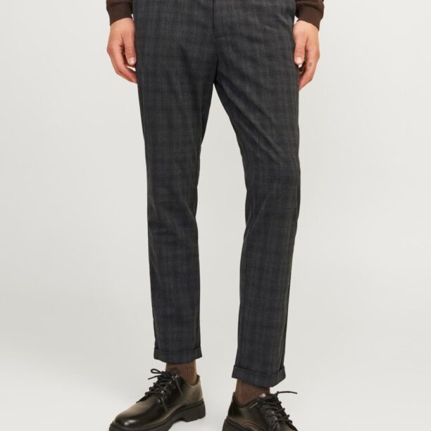 JACK & JONES Pantaloni eleganți 'JPSTMarco JJConnor'  gri / gri închis / negru preţ