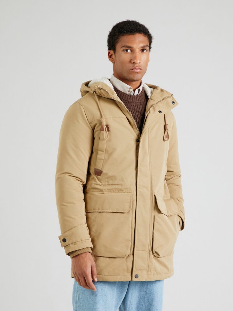 JACK & JONES Parka de iarnă 'JJEPOLAR'  maro / maro cappuccino